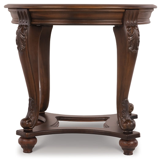 Norcastle Round End Table Rent Wise Rent To Own Jacksonville, Florida