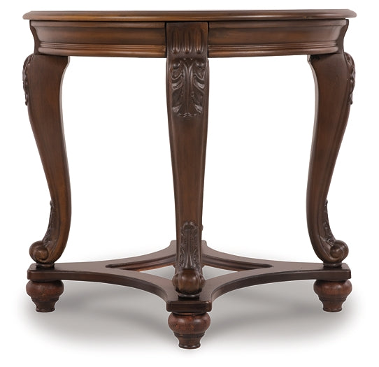 Norcastle Round End Table Rent Wise Rent To Own Jacksonville, Florida