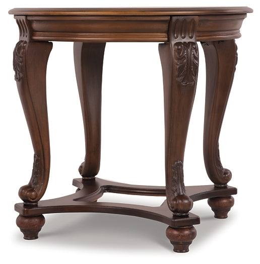 Norcastle Round End Table Rent Wise Rent To Own Jacksonville, Florida