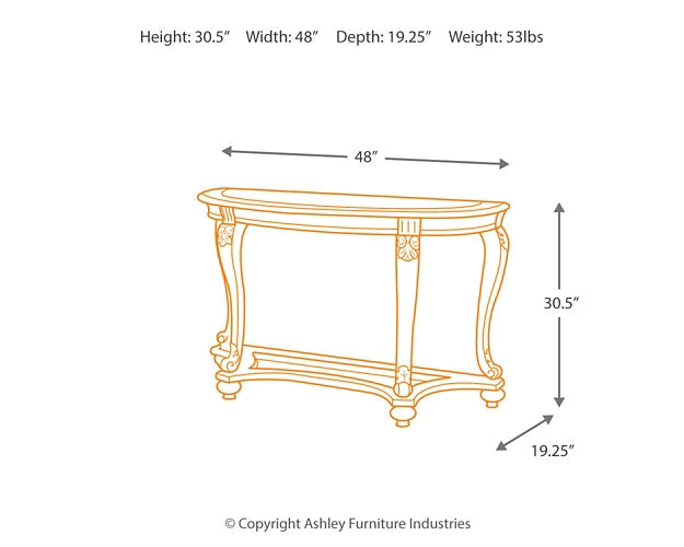 Norcastle Sofa Table Rent Wise Rent To Own Jacksonville, Florida