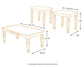 North Shore Occasional Table Set (3/CN) Rent Wise Rent To Own Jacksonville, Florida