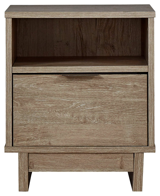 Oliah One Drawer Night Stand Rent Wise Rent To Own Jacksonville, Florida