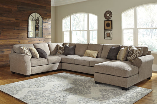 Pantomine 4-Piece Sectional with Chaise Rent Wise Rent To Own Jacksonville, Florida