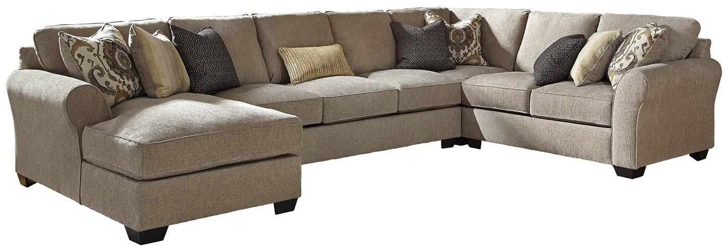 Pantomine 4-Piece Sectional with Chaise Rent Wise Rent To Own Jacksonville, Florida