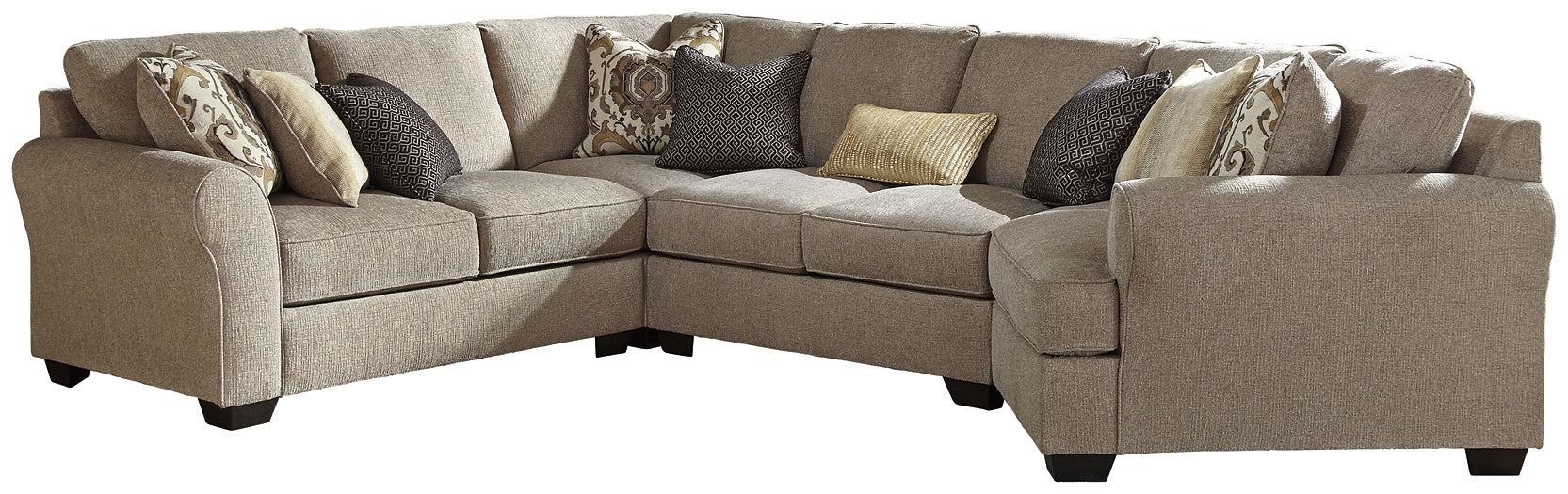 Pantomine 4-Piece Sectional with Cuddler Rent Wise Rent To Own Jacksonville, Florida