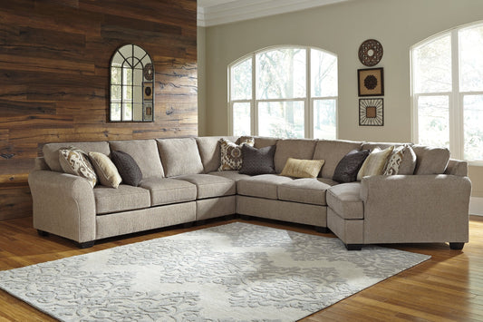 Pantomine 5-Piece Sectional with Cuddler Rent Wise Rent To Own Jacksonville, Florida