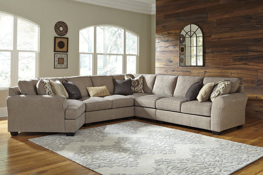 Pantomine 5-Piece Sectional with Cuddler Rent Wise Rent To Own Jacksonville, Florida