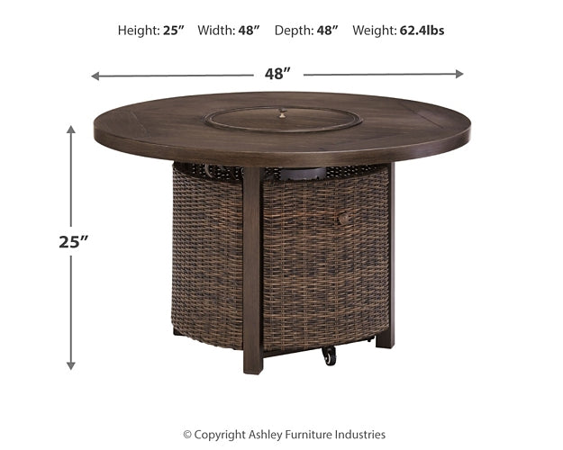 Paradise Trail Round Fire Pit Table Rent Wise Rent To Own Jacksonville, Florida