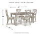 Parellen Dining Table and 4 Chairs Rent Wise Rent To Own Jacksonville, Florida