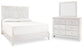 Paxberry King Panel Bed with Mirrored Dresser Rent Wise Rent To Own Jacksonville, Florida
