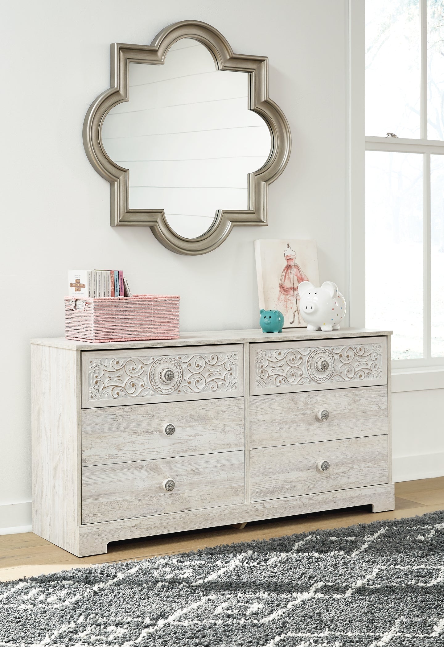 Paxberry Six Drawer Dresser Rent Wise Rent To Own Jacksonville, Florida