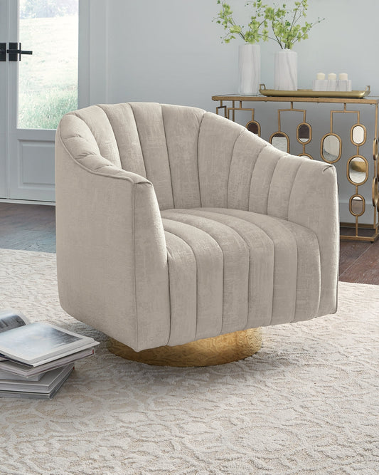 Penzlin Swivel Accent Chair Rent Wise Rent To Own Jacksonville, Florida