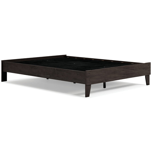Piperton Queen Platform Bed Rent Wise Rent To Own Jacksonville, Florida