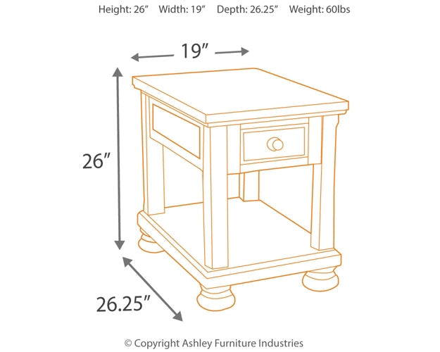 Porter 2 End Tables Rent Wise Rent To Own Jacksonville, Florida