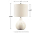 Rainermen Ceramic Table Lamp (1/CN) Rent Wise Rent To Own Jacksonville, Florida