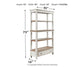 Realyn Bookcase Rent Wise Rent To Own Jacksonville, Florida