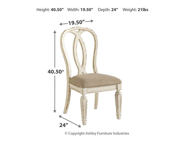 Realyn Dining Table and 4 Chairs Rent Wise Rent To Own Jacksonville, Florida