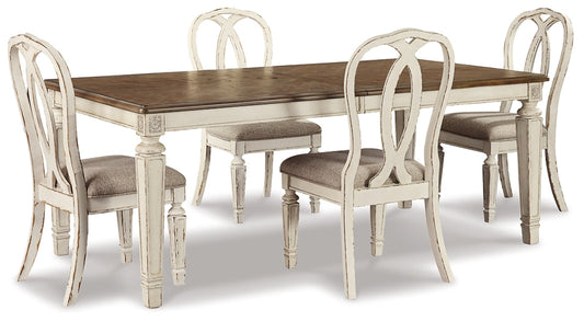 Realyn Dining Table and 4 Chairs Rent Wise Rent To Own Jacksonville, Florida