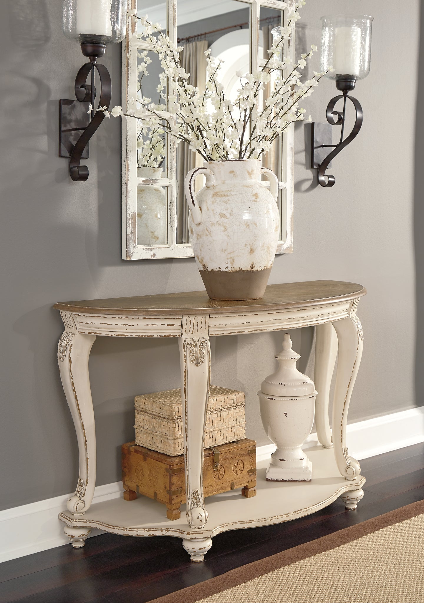 Realyn Sofa Table Rent Wise Rent To Own Jacksonville, Florida