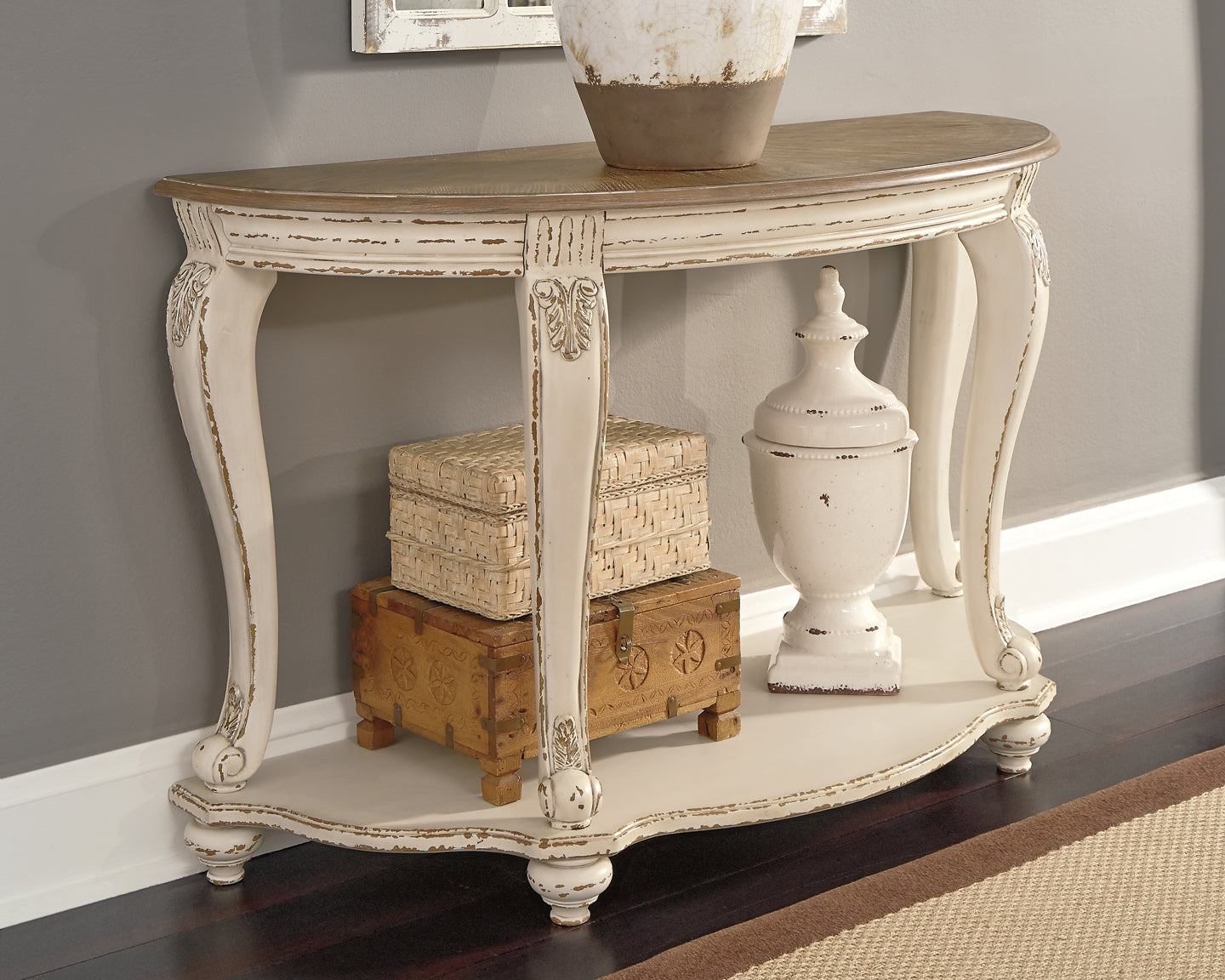 Realyn Sofa Table Rent Wise Rent To Own Jacksonville, Florida