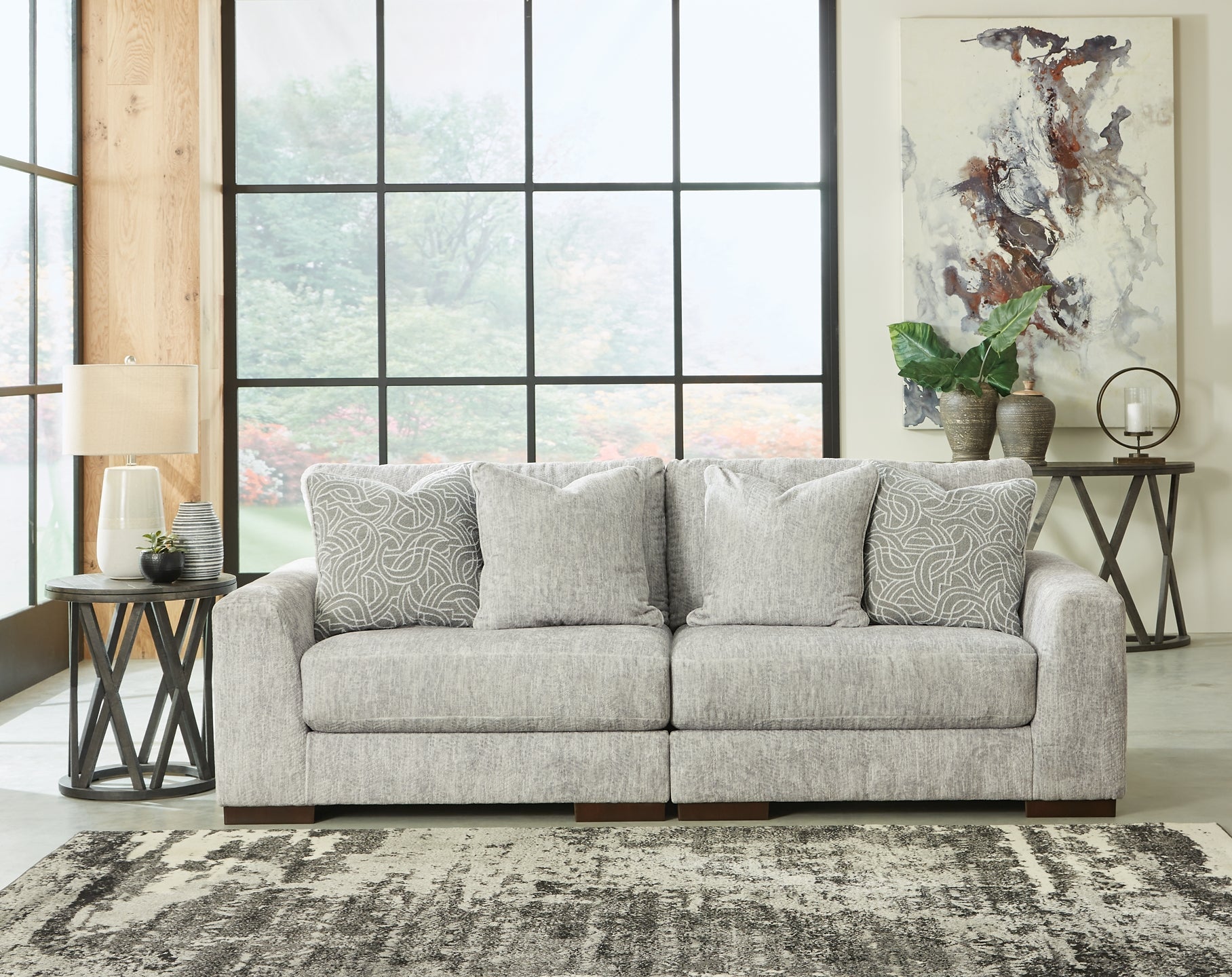 Regent Park 3-Piece Sectional with Ottoman Rent Wise Rent To Own Jacksonville, Florida