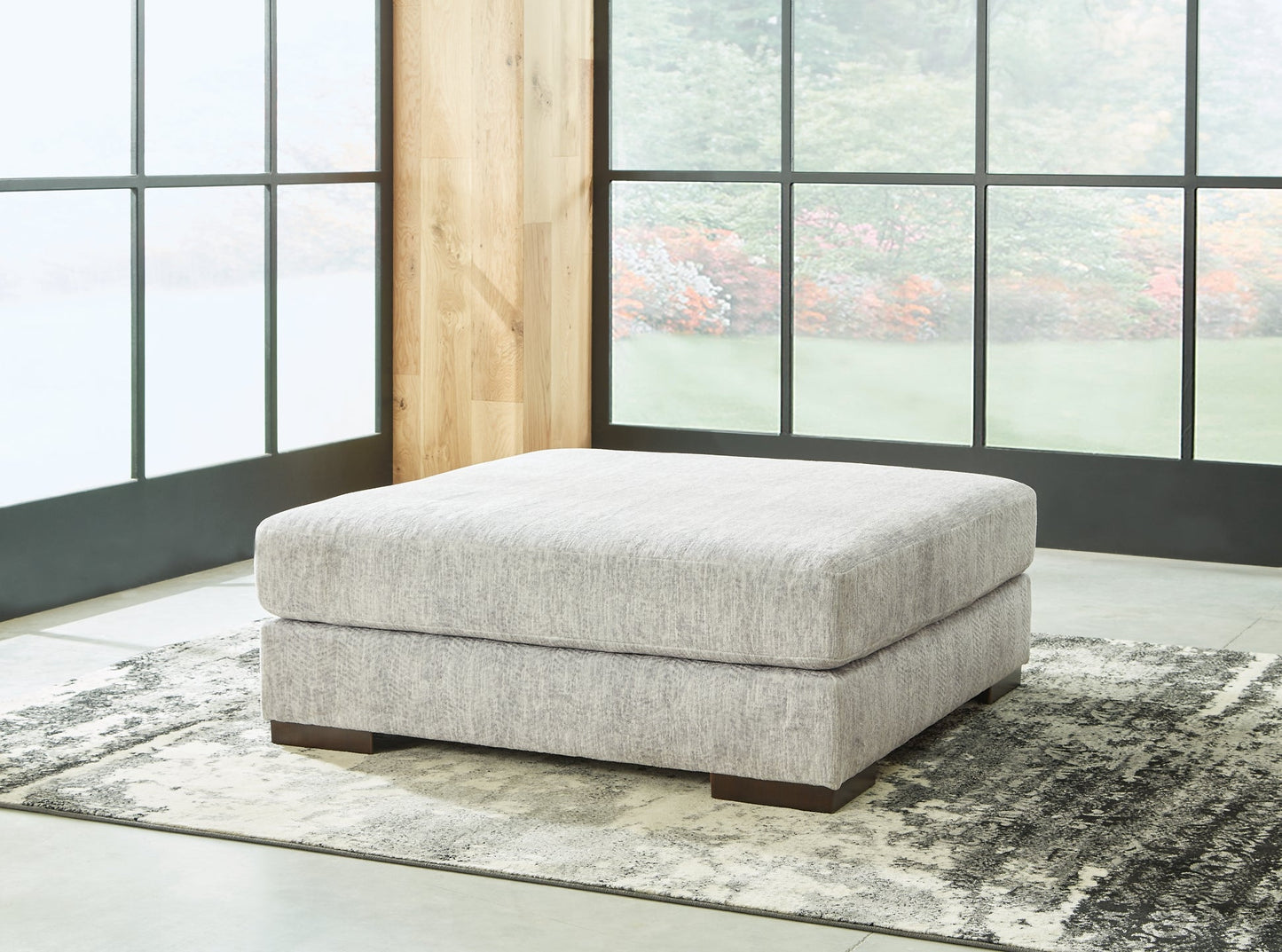 Regent Park Oversized Accent Ottoman Rent Wise Rent To Own Jacksonville, Florida