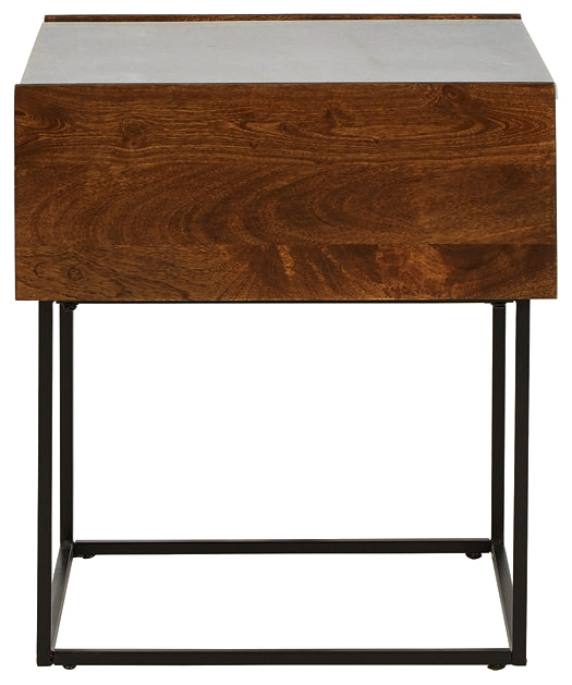 Rusitori Rectangular End Table Rent Wise Rent To Own Jacksonville, Florida