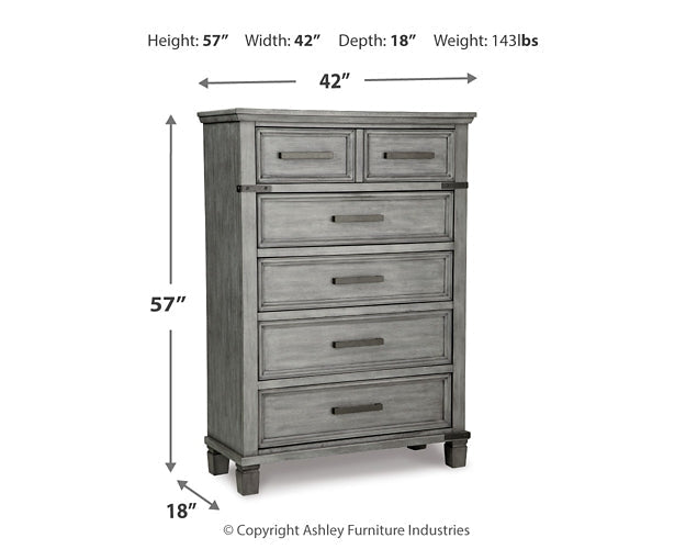 Russelyn Five Drawer Chest Rent Wise Rent To Own Jacksonville, Florida