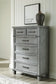 Russelyn King Storage Bed with Mirrored Dresser and Chest Rent Wise Rent To Own Jacksonville, Florida