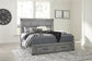 Russelyn King Storage Bed with Mirrored Dresser and Chest Rent Wise Rent To Own Jacksonville, Florida