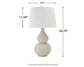 Saffi Ceramic Table Lamp (1/CN) Rent Wise Rent To Own Jacksonville, Florida