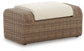 Sandy Bloom Ottoman with Cushion Rent Wise Rent To Own Jacksonville, Florida