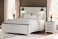 Schoenberg King Panel Bed with Mirrored Dresser, Chest and 2 Nightstands Rent Wise Rent To Own Jacksonville, Florida