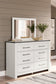 Schoenberg Queen Panel Bed with Mirrored Dresser Rent Wise Rent To Own Jacksonville, Florida