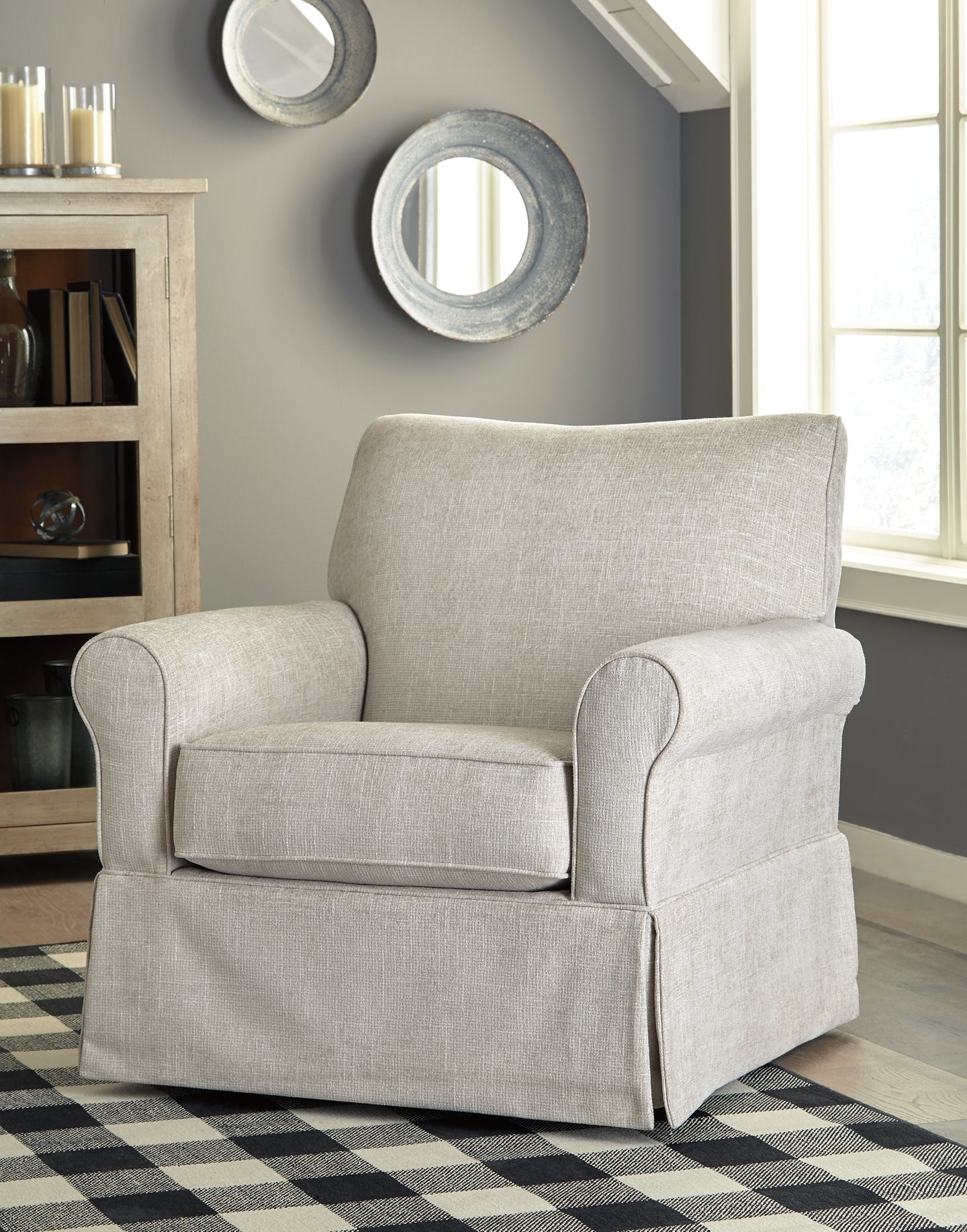 Searcy Swivel Glider Accent Chair Rent Wise Rent To Own Jacksonville, Florida