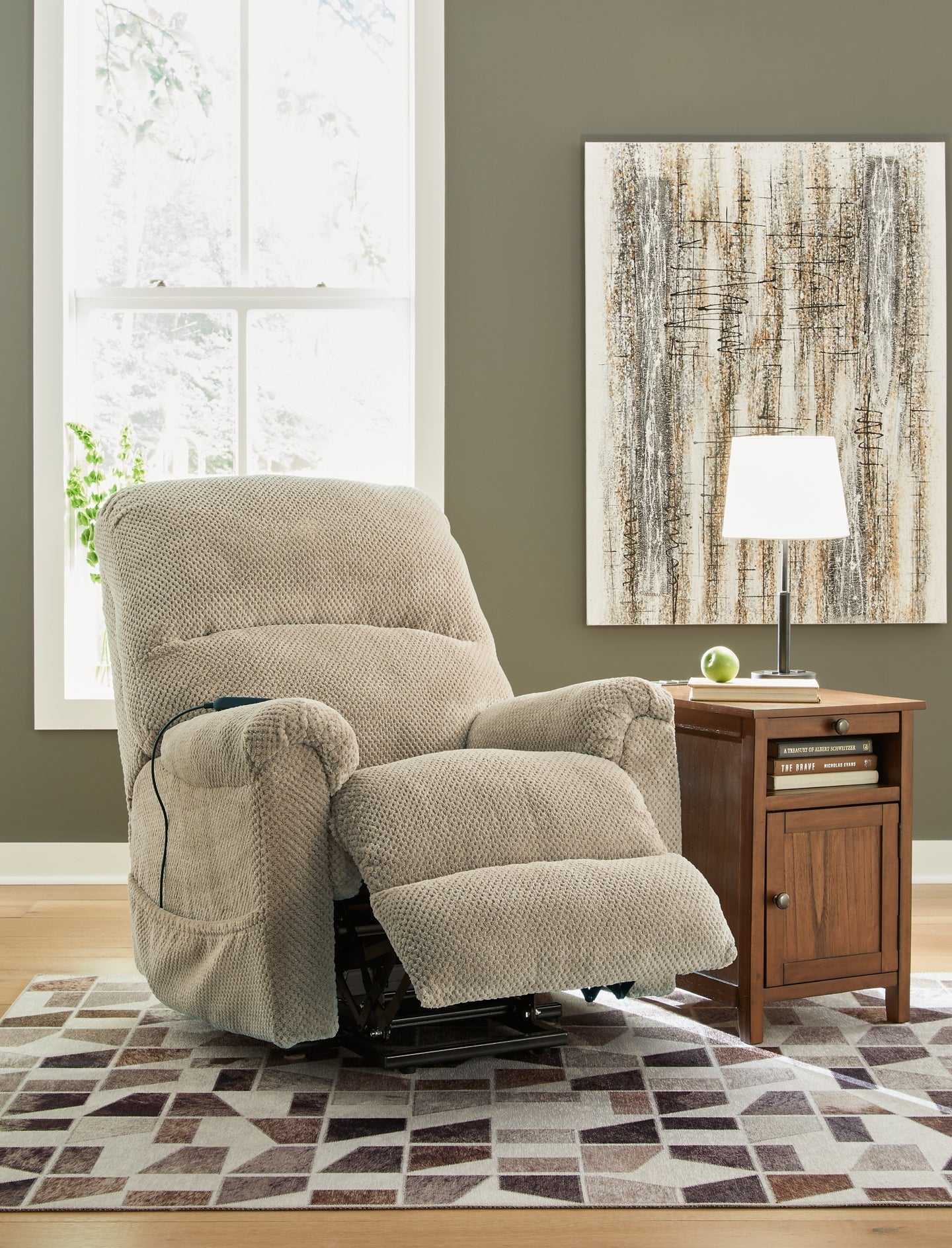 Shadowboxer Power Lift Recliner Rent Wise Rent To Own Jacksonville, Florida