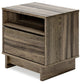 Shallifer One Drawer Night Stand Rent Wise Rent To Own Jacksonville, Florida