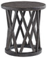 Sharzane Round End Table Rent Wise Rent To Own Jacksonville, Florida