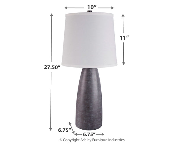 Shavontae Poly Table Lamp (2/CN) Rent Wise Rent To Own Jacksonville, Florida