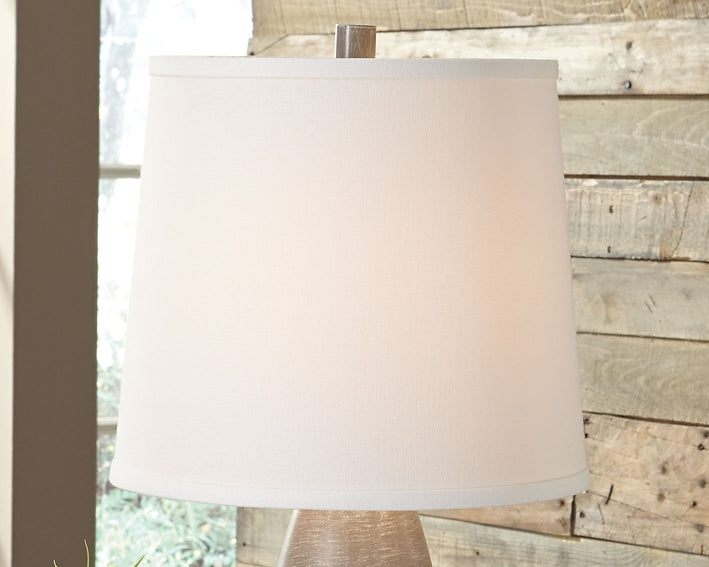Shavontae Poly Table Lamp (2/CN) Rent Wise Rent To Own Jacksonville, Florida