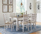 Skempton Dining Room Table Set (7/CN) Rent Wise Rent To Own Jacksonville, Florida