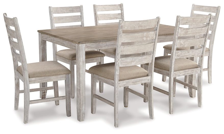 Skempton Dining Room Table Set (7/CN) Rent Wise Rent To Own Jacksonville, Florida