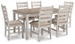 Skempton Dining Room Table Set (7/CN) Rent Wise Rent To Own Jacksonville, Florida