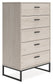 Socalle Five Drawer Chest Rent Wise Rent To Own Jacksonville, Florida