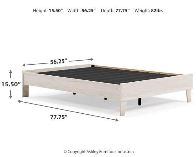 Socalle Queen Platform Bed Rent Wise Rent To Own Jacksonville, Florida