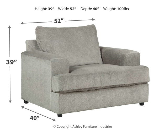 Soletren Chair and Ottoman Rent Wise Rent To Own Jacksonville, Florida