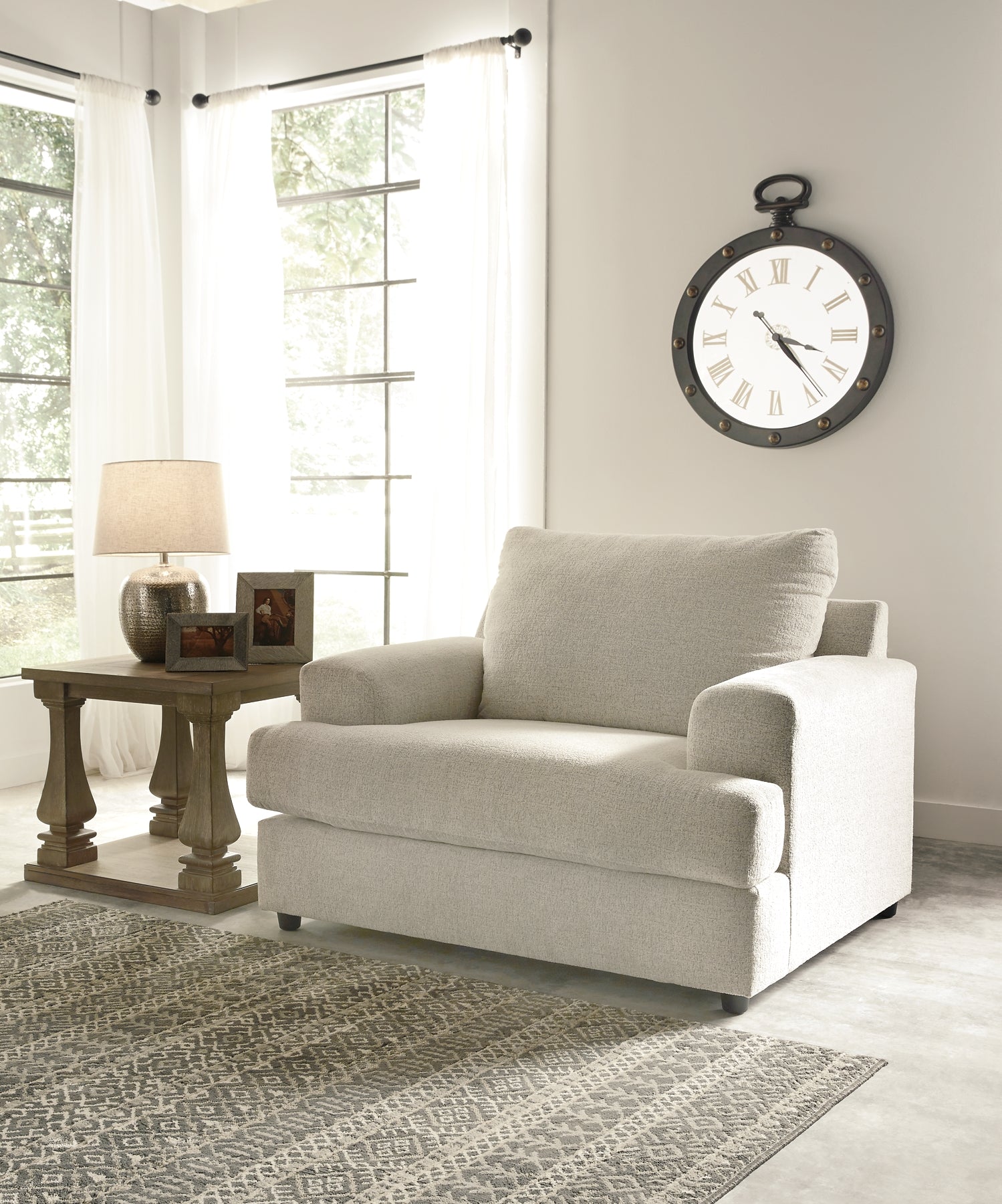 Soletren Chair and Ottoman Rent Wise Rent To Own Jacksonville, Florida