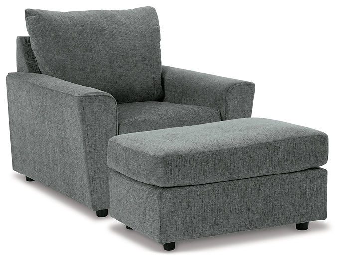 Stairatt Chair and Ottoman Rent Wise Rent To Own Jacksonville, Florida