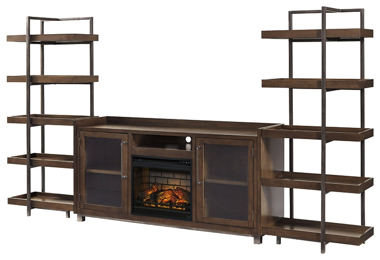 Starmore 3-Piece Wall Unit with Electric Fireplace Rent Wise Rent To Own Jacksonville, Florida