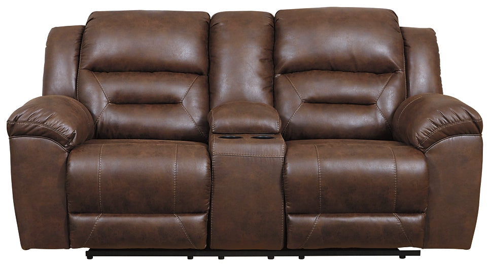 Stoneland Sofa, Loveseat and Recliner Rent Wise Rent To Own Jacksonville, Florida